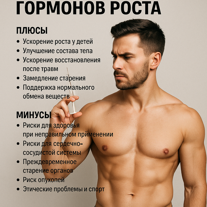 Плюсы и минусы гормонов роста